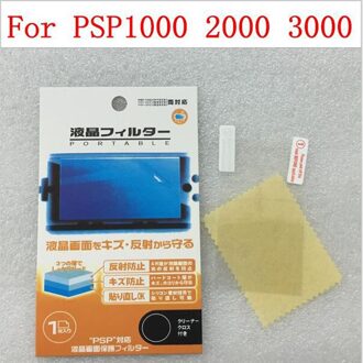 2 Stks/partij Hd Transparant Clear Beschermende Film Oppervlak Guard Cover Voor Sony Playstation Psp 1000 2000 3000 Screen Protector