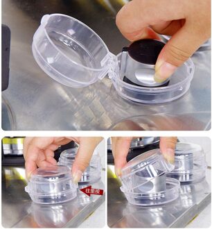 2 Stks/partij Kinderen Veiligheidsschakelaar Cover Gasfornuis En Oven Knop Beschermhoes Kids Peuter Infant Bescherming Veiligheid Product