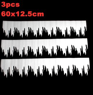 2 Stks/partij Kunstmatige Witte Sneeuwvlok Sneeuw Ijs Strip Xmas Decor Ornament Party Window Kerst Overwaarde Sneeuw Vlok Decoratie 3stk