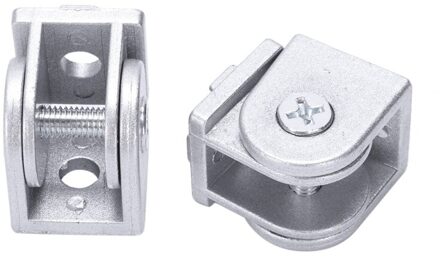 2 Stks/partij Legering Flexibele Pivot Joint Connector Voor Eu Standaard Aluminium Extrusie Profiel