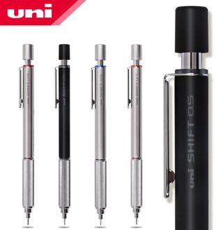 2 Stks/partij Mitsubishi Uni M5-1010 Shift Mechanische Potloden 0.3/0.5/0.7/0.9 Mm Intrekbare Tip Lage Zwaartekracht center Grafische gemengd