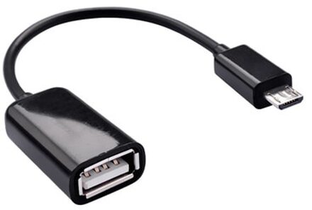 2 stks/partij OTG Adapter Micro USB naar USB2.0 Converter OTG Kabel voor Android Samsung Galaxy Xiaomi Tablet Pc naar Flash muis Toetsenbord wit