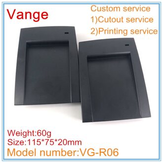 2 stks/partij product IP54 ABS plastic behuizing 110*80*25mm voor deur toegangscontrole kaartlezer