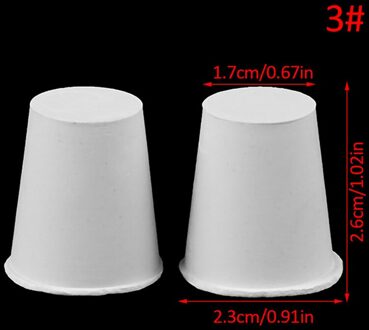 2 Stks/partij Siliconen Rubber Plug Stopper Met Gat Luchtsluis Waskolf Valve Wijn Brew n3