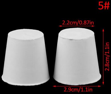2 Stks/partij Siliconen Rubber Plug Stopper Met Gat Luchtsluis Waskolf Valve Wijn Brew n5