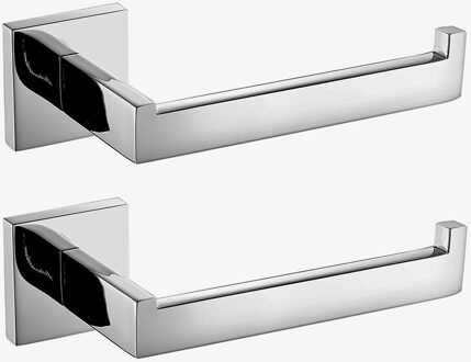 2 stks/partij SUS 304 Rvs Toiletrolhouder Badkamer Toiletrolhouder Voor Papieren Handdoek Vierkante Badkamer Accessoires