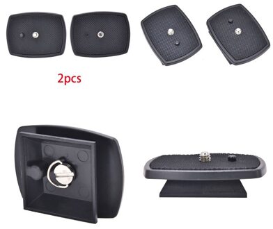 2 Stks/partij Universele Statief Plaat Quick Release Plaat Schroef Adapter Mount Hoofd Dslr Camera