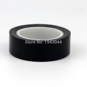 2 stks/partij Zwart Effen Kleur Washi Tape Japanse 10 m Kawaii Scrapbooking Gereedschap Afplakband voor Fotoalbum Diy Decoratieve tapes
