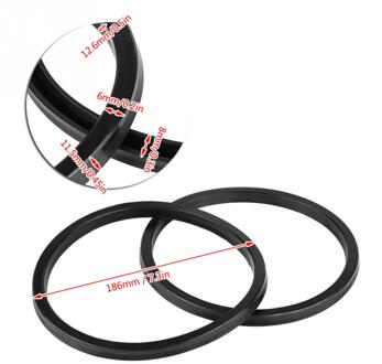 2 stks Rubber Bead Breaker Loosener Seals voor Band Wisselaar Machine Lucht Cilinder 186mm 200mm Zwart Tire wisselaar Seals