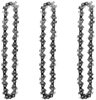 2 Stks/set 16 Inch 3/8 "Kettingzaag Zaagketting Blade Houtsnijwerk Zag Vervanging Deel Kettingzaag Ketting Blade Hout Snijden kettingzaag Deel 4 inches lang-3stk