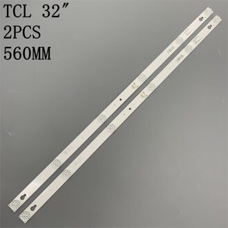 2 Stks/set 6LED(6V) 560Mm Led Backlight Strip Voor L32P1A 4C-LB3206-HR03J HR01J 32D2900 32HR330M06A5 V5