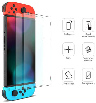 2 stks/set 9 H Gehard Glas Screen Protector Voor Nintend Schakelaar Screen Protector Voor Nintendo Switch NS Console Film Cover