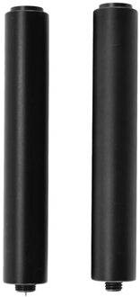 2 stks/set Aluminium Biljartkeu Uitbreiding Extender Adapter Voor Mezz en Amerikaanse Biljart Signalen Sticks Zwart