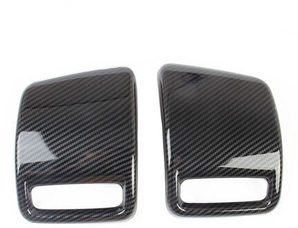 2 Stks/set Auto Abs Carbon Fiber Rear Tail Brake Lamp Cover Trim Voor Dodge Ram 1500 auto Styling