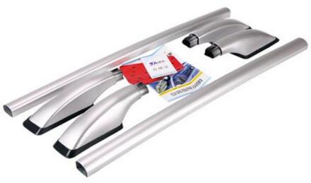 2 Stks/set Auto Aluminium Dak Versieren Rack Bagagedrager Bar Auto-accessoires Voor Hyundai I30 I30 Hatchback Zilver