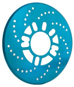 2 Stks/set Auto Automotive Brand Cool Mooie Aluminium Wiel Schijfrem Deksel Modificatie Remmen Plaat #265276 blauw