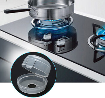 2 stks/set Baby Kids Veiligheid Oven Gas Range Schakelaar Knop Cover Schakelaar Sloten Schakelaar Knop Cover in keuken