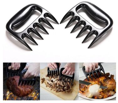 2 Stks/set Beer Klauwen Barbecue Vork Multifunctionele Keuken Bbq Gereedschap Handleiding Pull Vlees Versnipperen Varkensvlees Klem Roosteren Vork barbecue Set