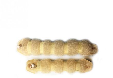 2 stks/set Brood Roll Hair Curler Beauty Fabrikant Curler Haar Kapsel Braider Magic Spons DIY Haar Styling Tools Beige