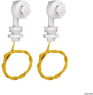 2 Stks/set Dc 110-220V Waterniveausensor Haakse Vlotterschakelaar Voor Fish Tank