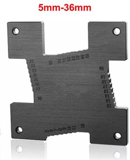 2 Stks/set Diepte Gauge Hoogte Gauge Precisie Metric Meten Houtbewerking Timmerman Voor Elektrische Cirkelzaag Graveermachine 5-36mm