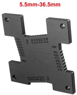 2 Stks/set Diepte Gauge Hoogte Gauge Precisie Metric Meten Houtbewerking Timmerman Voor Elektrische Cirkelzaag Graveermachine 5.5-36.5mm