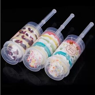 2 Stks/set Diy Cakes Dessert Push Up Containers Shooter Voor Party Gebruik Display Stand Houders