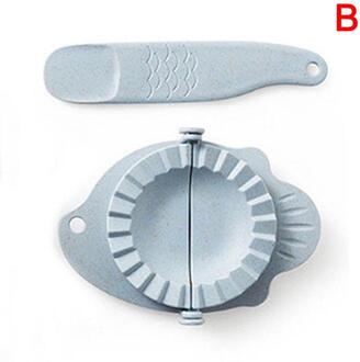 2 Stks/set Diy Dumplings Mold Tarwe Stro Knoedel Met Vulling Artefact Accessoires Mold Keuken Maken Lepel Knoedel P6W8 B