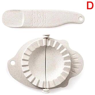2 Stks/set Diy Dumplings Mold Tarwe Stro Knoedel Met Vulling Artefact Lepel Maken Keuken Knoedel Accessoires Mold T4T1