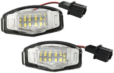 2 Stks/set Kentekenverlichting Lamp Behuizing Parking Light Auto Modificatie Vervanging Deel Voor Accord Civic Odyssey MR-V