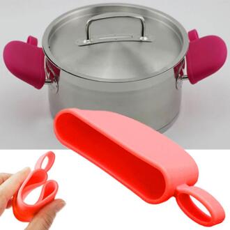 2 Stks/set Keuken Accessoires Siliconen Hittebestendige Anti-Slip Deksel Deksel Holding Knop Pot Handvat Cover