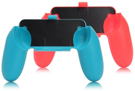 2 Stks/set L + R Controller Gaming Grips Handvatten Houder Voor Nintendo Switch rood blauw