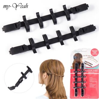 2 Stks/set Lui Haar Krultang Pluizige Verscheidenheid Styling Hair Braider Tool Volwassen Eenvoudige Haaraccessoires Diy Thuis Haar Tools