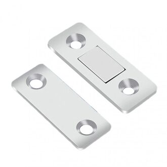 2 Stks/set Magnetische Kabinet Vangt Magneet Deur Stopt Ultra Dunne Deurdranger Punch-Gratis Met Schroef Huis Kast Hardware onderdelen