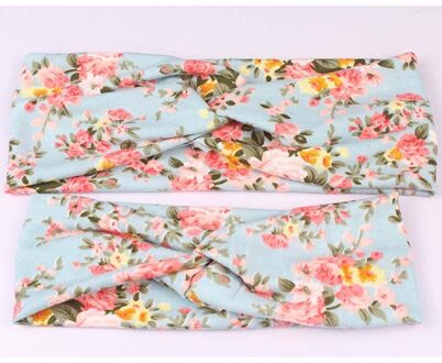2 Stks/set Mom Moeder & Dochter Kids Baby Meisje Boog Hoofdband Haarband Accessoires Ouder-kind Familie Hoofddeksels patroon 1
