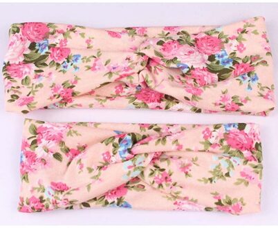 2 Stks/set Mom Moeder & Dochter Kids Baby Meisje Boog Hoofdband Haarband Accessoires Ouder-kind Familie Hoofddeksels patroon 3