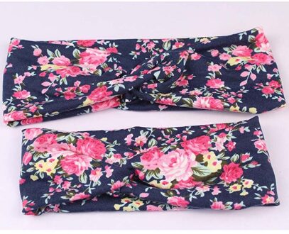2 Stks/set Mom Moeder & Dochter Kids Baby Meisje Boog Hoofdband Haarband Accessoires Ouder-kind Familie Hoofddeksels patroon 4
