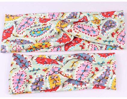 2 Stks/set Mom Moeder & Dochter Kids Baby Meisje Boog Hoofdband Haarband Accessoires Ouder-kind Familie Hoofddeksels patroon 8