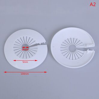 2 Stks/set Muur Gat Duct Cover Douche Kraan Hoekstopkraan Pijp Plug Decoratie Cover Buisleidingen Accessoires A2
