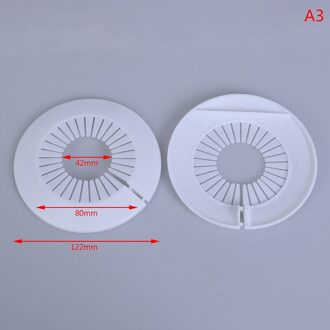2 Stks/set Muur Gat Duct Cover Douche Kraan Hoekstopkraan Pijp Plug Decoratie Cover Buisleidingen Accessoires A3