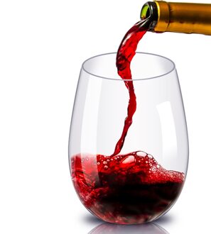 2 Stks/set Onbreekbaar Plastic Wijn Glas Unbreakable Pctg Rode Wijn Tumbler Melk Cups Herbruikbare Vruchtensap Bier Mok Drinkware