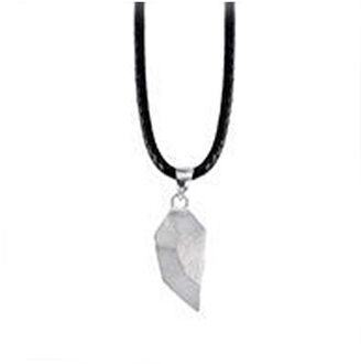 2 Stks/set Paar Kettingen Charm Hanger Ketting Sieraden Unisex Liefhebbers Koppels Sieraden Accessoires Sleutelbeen Chain Hangers 1stk stijl 2