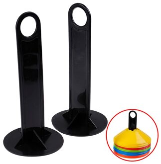 2 Stks/set Plastic Voetbal Training Teken Schotel Druk Slip Kegels Marker Discs Marker Emmer Sport Accessoires