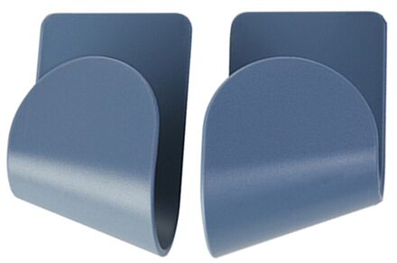 ! 2 Stks/set Pot Deksel Houder Muur Gemonteerde Opknoping Houder Voor Pan Pot Deksel Rack Keuken Organizer Plastic Keuken Opslag rack blauw