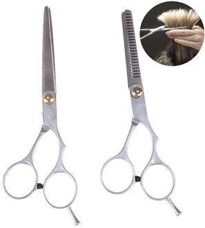 2 Stks/set Pro Salon Kapper Haar Schaar Knippen Nagelschaar Scharen Hairdressing Set Styling Tool Kapsalon Kappers