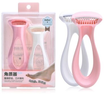 2 Stks/set Professionele Plastic Handvat Dode Huid Eelt Verwijderen Voeten Care Tools Verpleging Voet Pedicure Makeup Tools