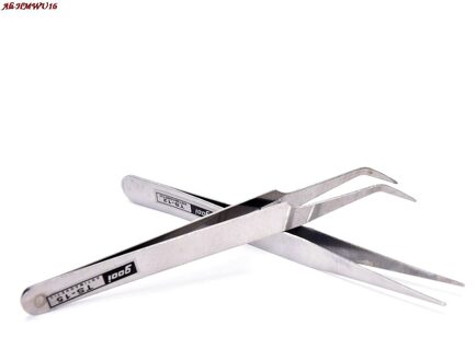 2 Stks/set Roestvrij Staal Vrouwen Dame Ontharing Wenkbrauw Pincet Beauty Makeup Tools