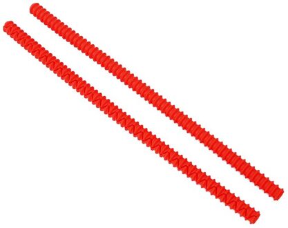 2 Stks/set Siliconen Oven Rack Guards Grijpende Siliconen Hoge Temperatuur Bescherming Oven Plank Edge Guards Rack Shield Nieuw rood