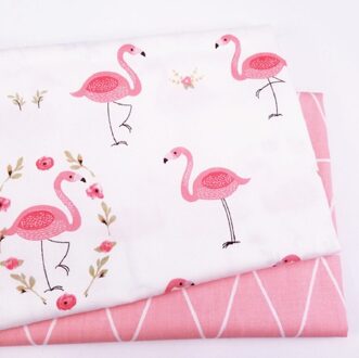 2 Stks/set Van Katoen Cartoon Gedrukt Doek Handgemaakte Diy Patchwork Kinderen Beddengoed Stof Voor Jurk 8