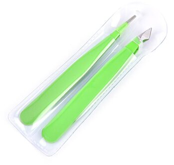 2 Stks/set Vrouwen Rvs Ontharing Wenkbrauw Pincet Makeup Tools Professionele Wenkbrauw Pincet